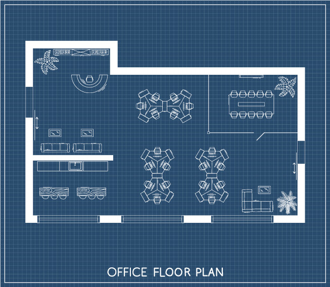Office floor plan Office floor plan